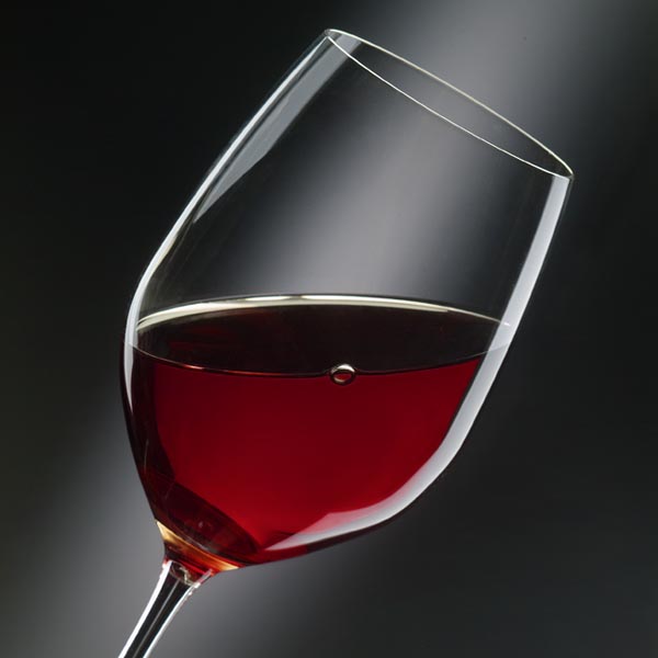 Produktabbildung Rotwein im Glas